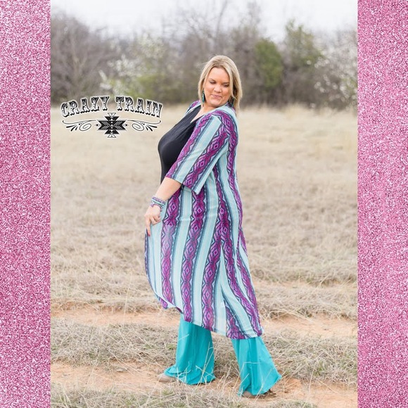 Rio Frio Serape Pattern Duster from Crazy Train - Picture 3 of 6